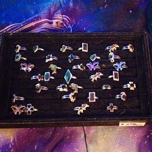 Assorted mood rings